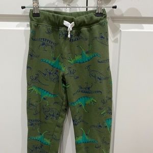 Carter’s boys’ dinosaur jogger sweatpants, size 6